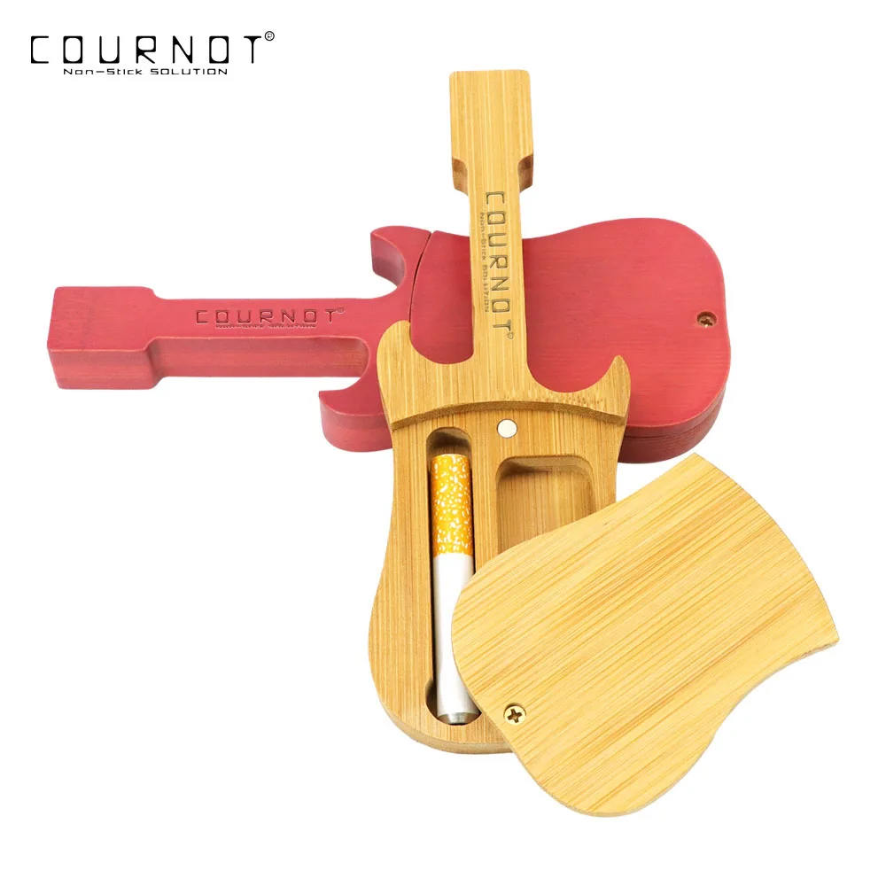 Кожаная табачная коробка новая гитарная для хранения в форме скрипки контейнер