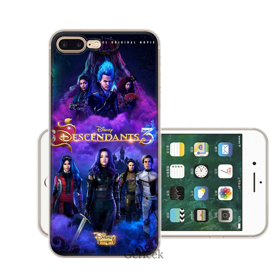 1 Чехол для мобильного телефона из ТПУ для iPhone 11 Pro XR X XS Max iPhone 7 8 6 6S Plus 5 5S SE чехол потомки 3 - Цвет: 1