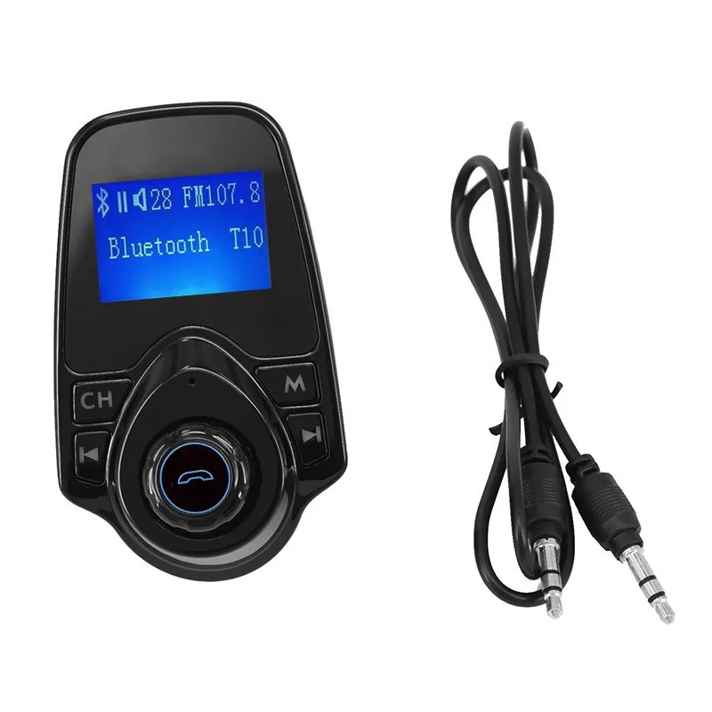 

1set Bluetooth Wireless Audio Receiver Car Kit MP3 Player FM Transmitter Radio Adapter USB Charger