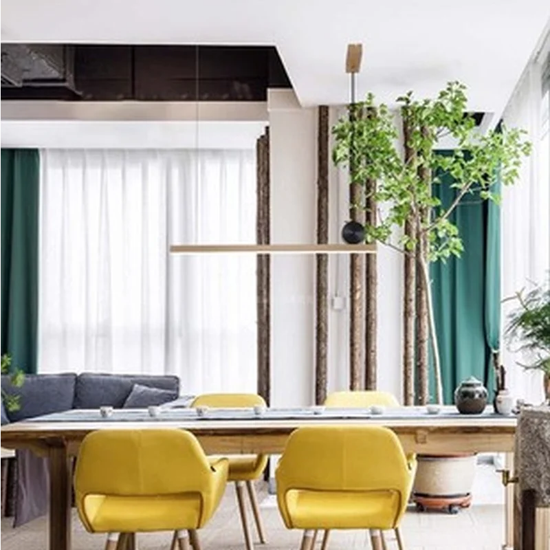 Геометрическая линия подвесные лампы Ресторан скандинавский пост современный