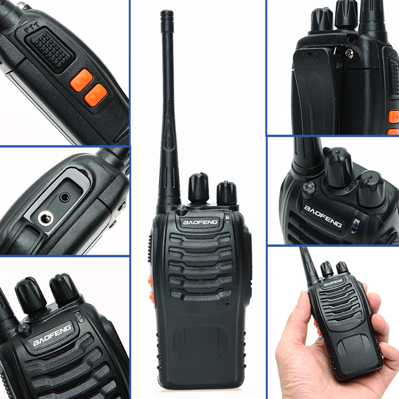 Портативная рация Baofeng мощная 5 Вт 888s 400-470 МГц УВЧ BF888s BF 888S H777 дешевое