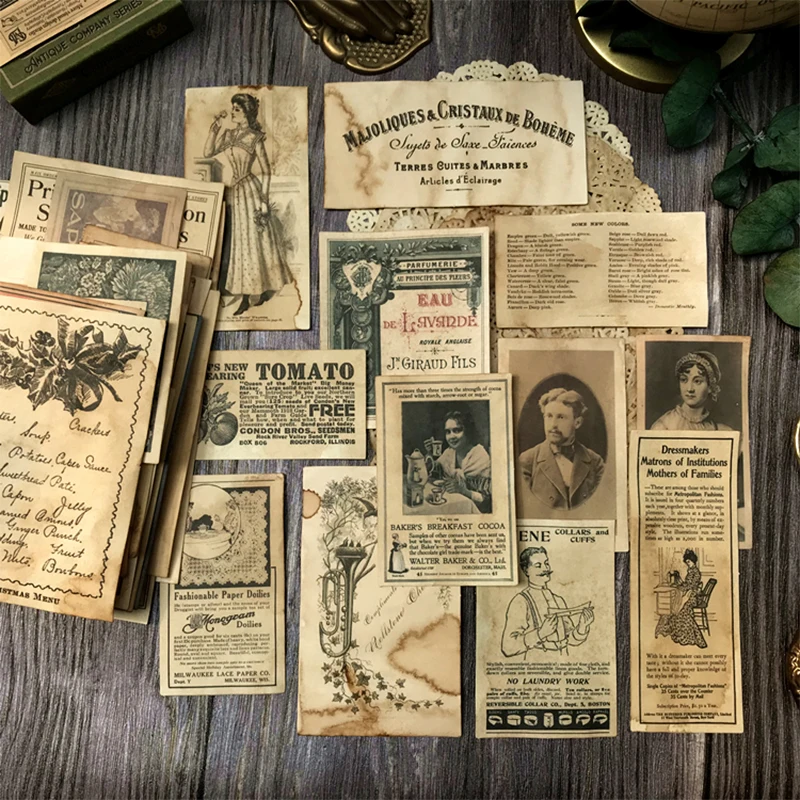 41 шт. винтажная крашеная бумага кофейного цвета для скрапбукинга бумаги | Дом и