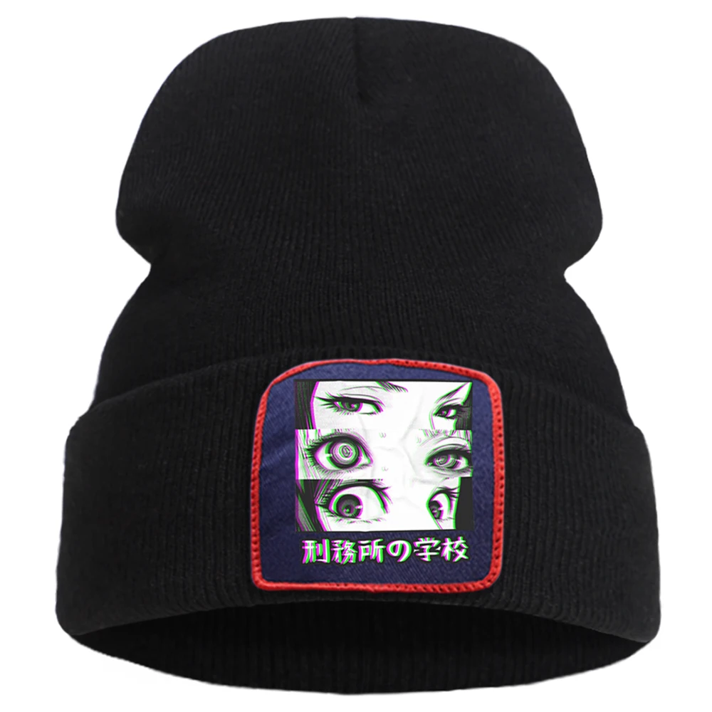 Тюрьмы школьная глаза грустно шапка Повседневное лыжные шерстяные трикотажные