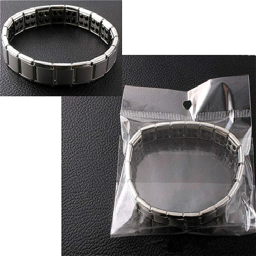 Магнитный браслет из нержавеющей стали для мужчин и женщин очень широкий