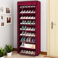 multi layer simple shoe cabinet diy assembled space saving shoe organizer shelf home dorm storage closet dustproof shoes rack