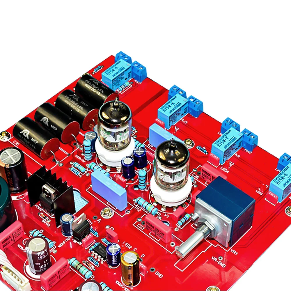 Предусилитель AIYIMA 6N3 с вакуумной трубкой Плата усилителя стереозвук основа для
