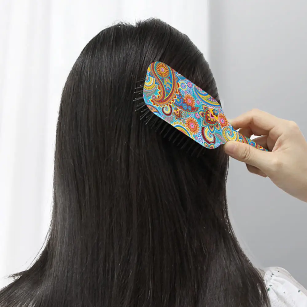 

1Pc Stylish Practical Airbag Comb Chic Printing Airbag Comb for Home Use