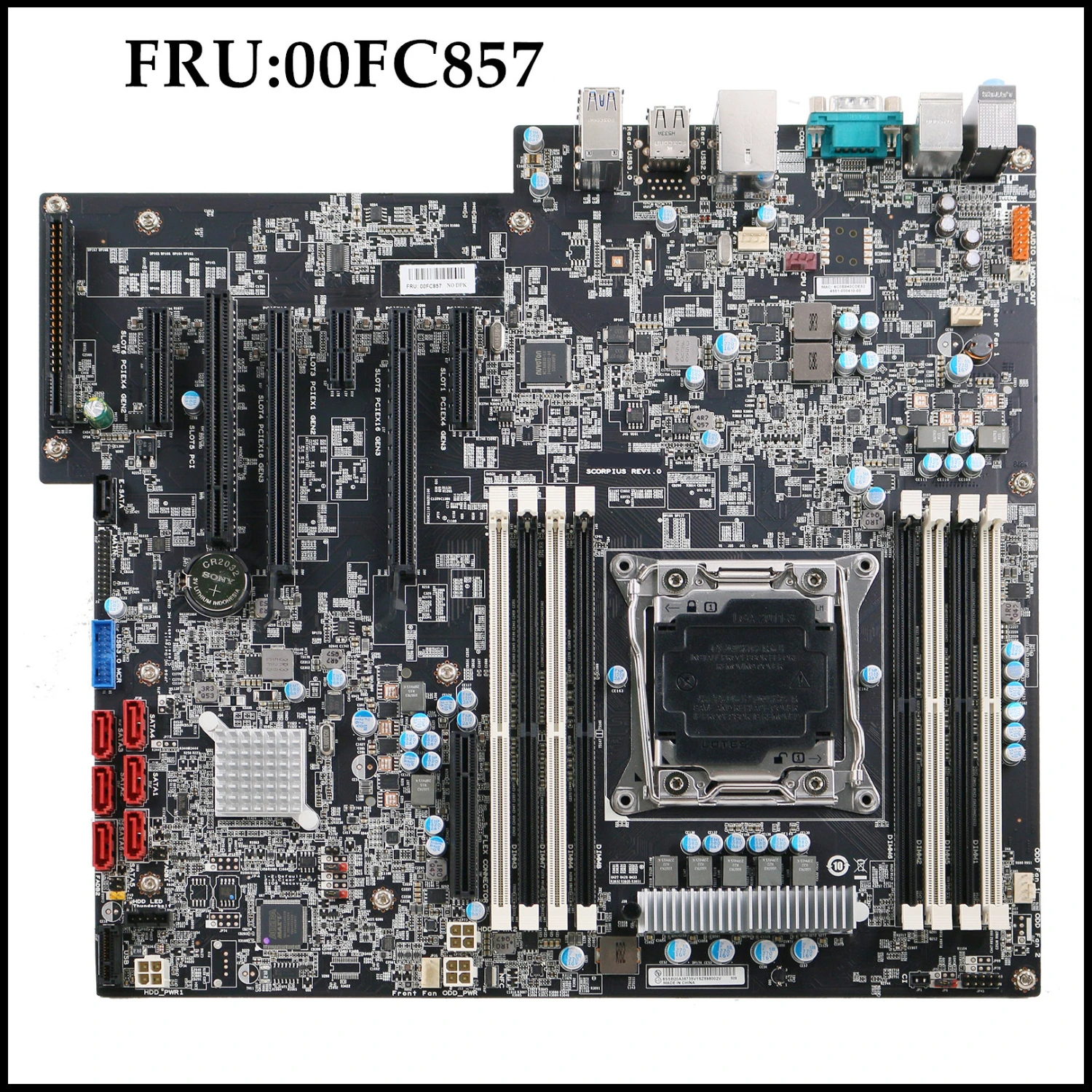 Высококачественная системная плата 00FC857 для Lenovo ThinkStation P500 LGA2011 сервировочная