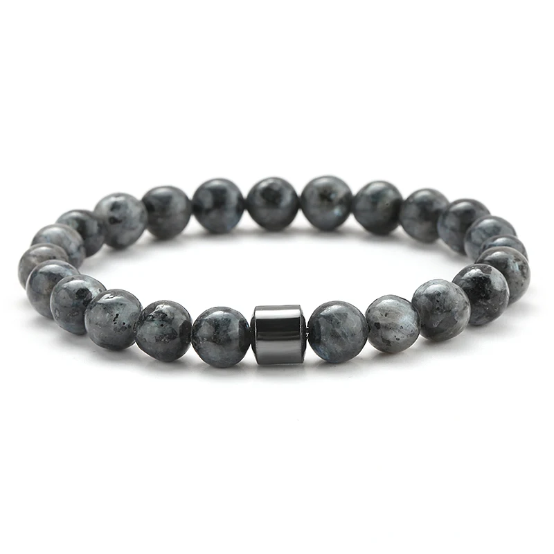 Браслет для пары с подвеской мужской браслет из натурального камня аксессуары