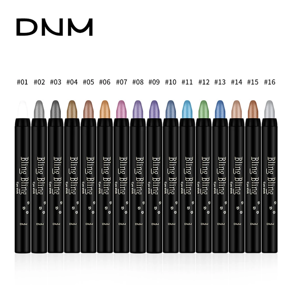 DNM 16 цветов модные высококачественные тени для век профессиональный хайлайтер