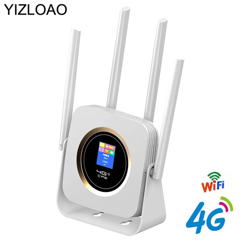 YIZLOAO 4G LTE Wifi роутер CPE Модем Мобильный Hotspot беспроводной широкополосный с SIM Solt Ap Wi fi