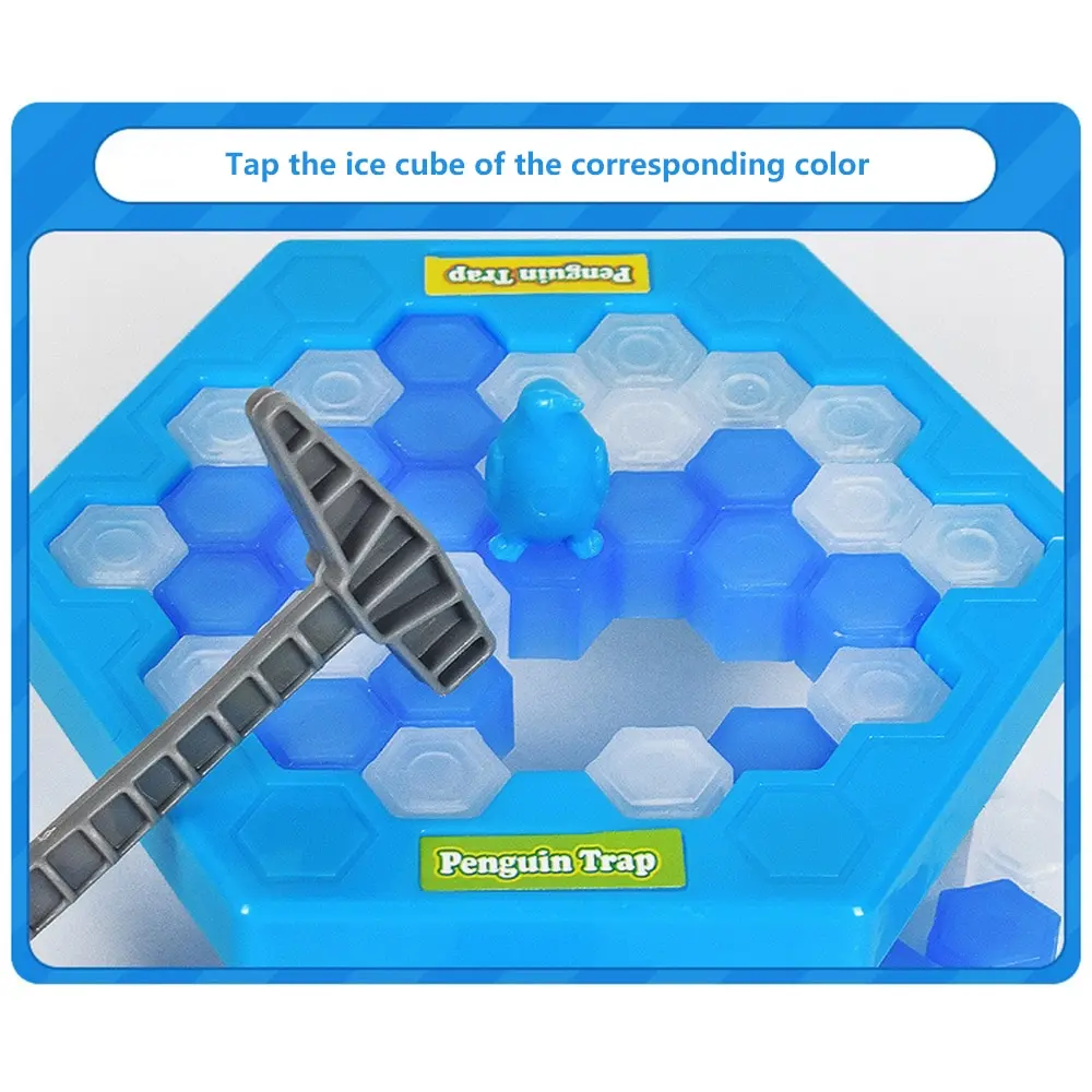 

Save The Penguin Interactive Game Break Ice Block Hammer Penguin Trap Game Toy Hammer Trap Classic Party Game And Puzzles Toys