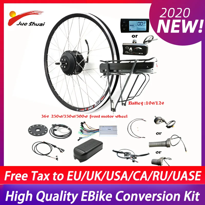 comprar 250w/350w/500w 36v Bateria Transportadora Traseira Kits De Bicicleta Elétrica Kit Conversão Bicicleta Elétrica Para 20