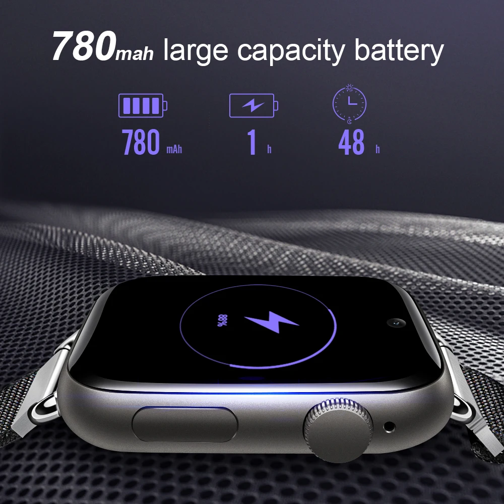 LEMFO LEM10 4G Смарт-часы Android 7,1 GPS Bluetooth Wi-Fi 1,88 дюймов экран 780 мАч батарея 3 ГБ 32 ГБ для Android Iphone предпродажа