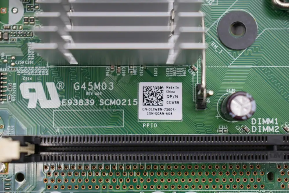 Для DELL G45M03 Vostro 220 220S v220 775 G45 основная плата JJW8N оригинальная подержанная материнская плата