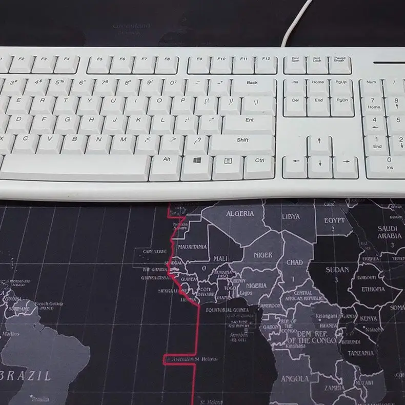 Игровой коврик для мыши большая карта мира Mause коврик игровой большой компьютерный коврик для мыши резиновый офисный стол коврик для ноутбука ПК геймерский коврик для клавиатуры