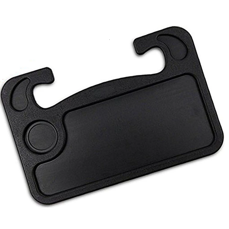 1PCS Black Desk Автомобильный стол, держатель для кофе, стол для ноутбука, компьютерный стол, руль, универсальный портативный, для еды, работы, для напитков, поднос, товары, авто аксессуары - Название цвета: 1PCS Black Desk