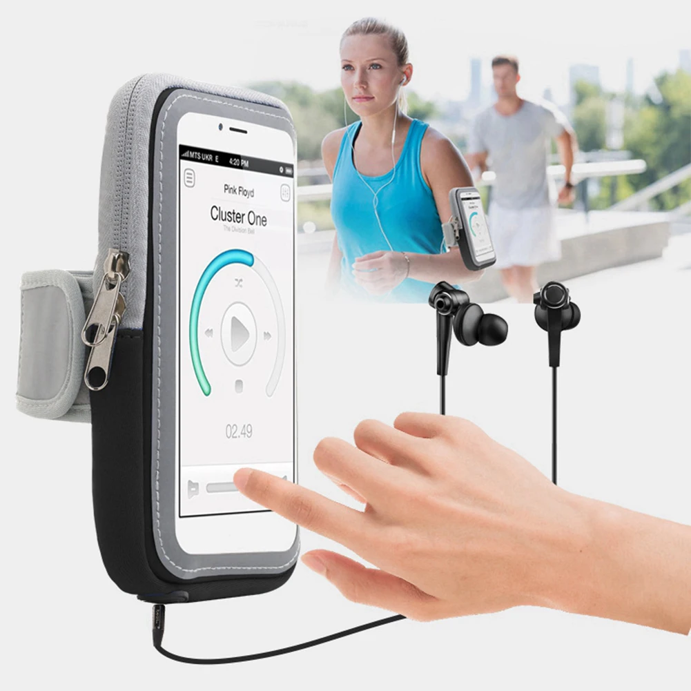 

Outdoor Sports Phone Arm Bag Waterproof Universal Touch Screen Running Jogging Arm Band Case Mobile Cell Fitness Pouch Bags