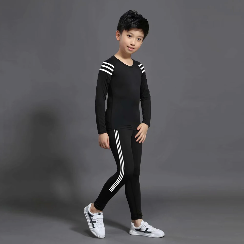 

Boy Child Johns Striped Kids Clothes Winter Warm Long Sleeve Pajamas Soft Family Pajamas Kids Thermal Underwear