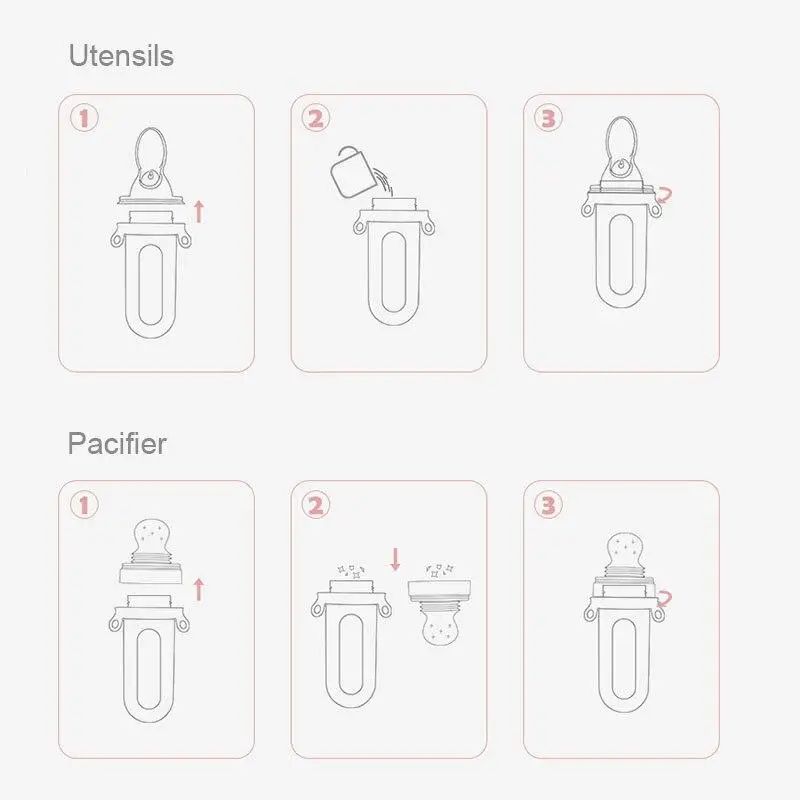 

Solid Baby Pacifier Utensils Set Infant Nipple Soother Spoon Toddler Silicone Furit Pacifiers Feeder Rice Cereal Bottle Supplies