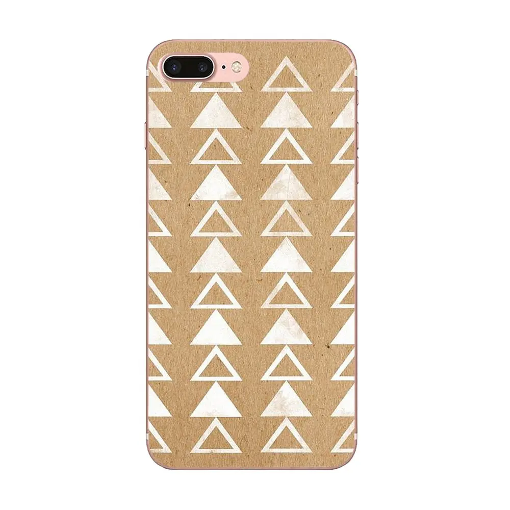 Племенной Треугольники в ацтекском стиле по дереву для Galaxy Alpha Note 10 Pro A10 A20 A20E A30 A40