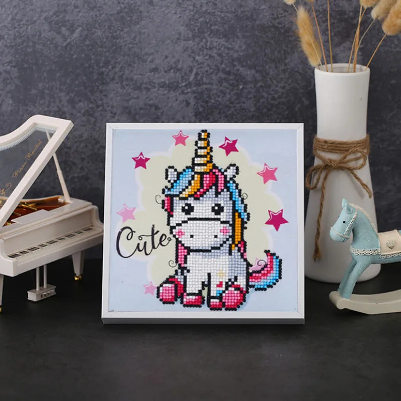 Рождественский подарок алмазная 5D картина сделай сам милые животные единорог