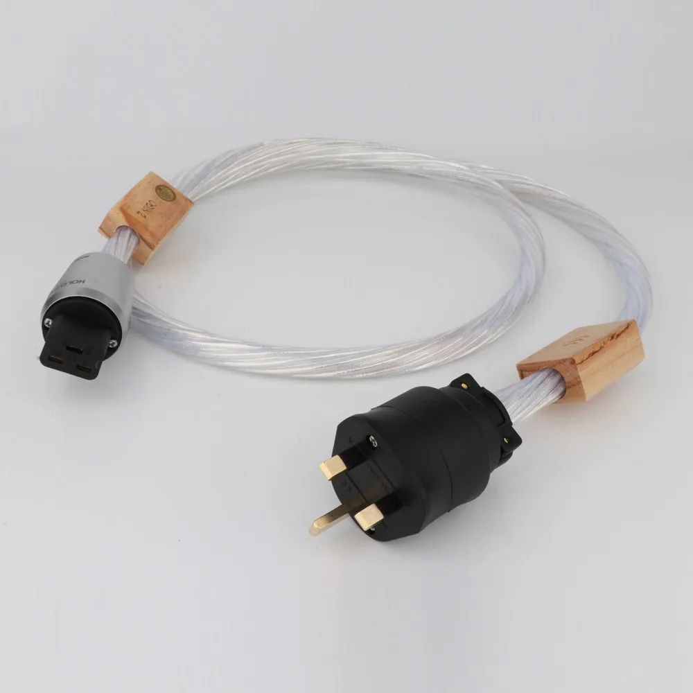 

HiFi Nordost ODIN Silver Plated Conductor Power Cable with Gold Plated UK Connector 15A IEC odin 2 Female Connector Plug