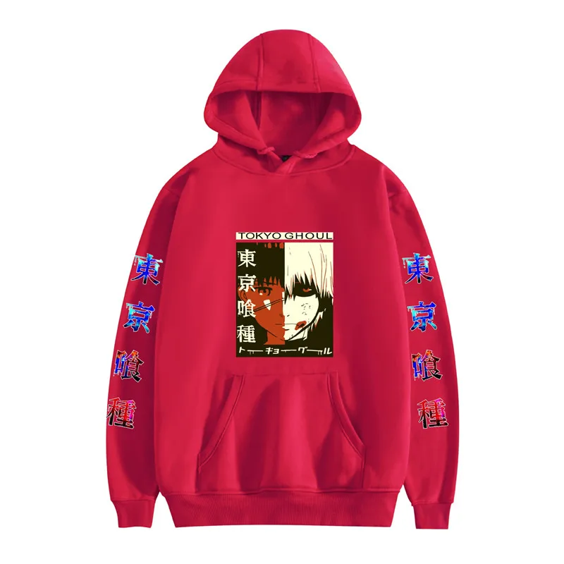 

Tokyo Ghoul Japanese Streetwear Anime Hoodies Casual Clothes Tops Oversized Sweatshirt Pullovers Fashion Hoodie Men/Women Unisex