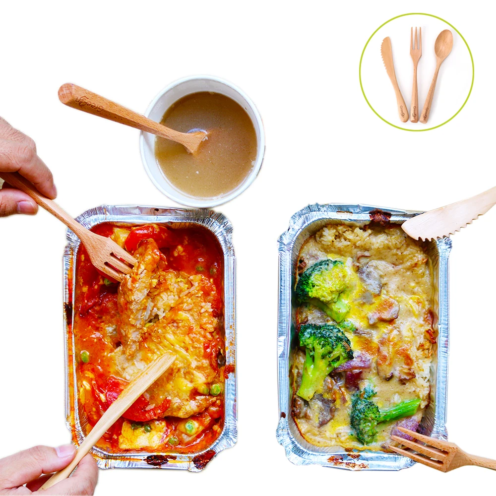 Экологичная столовая посуда из высококачественного Бука кухонная набор