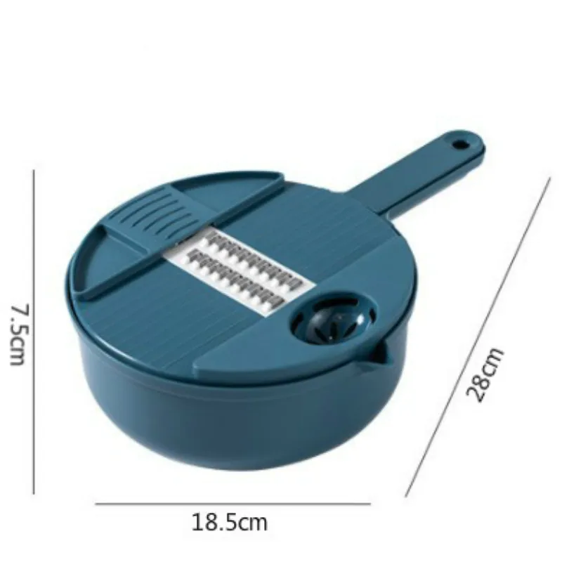 

12 PCS Multi-Function Vegetable Chopper Carrots Potatoes Grater Cut Shred for Kitchen Convenience Garlic Press Gadgets
