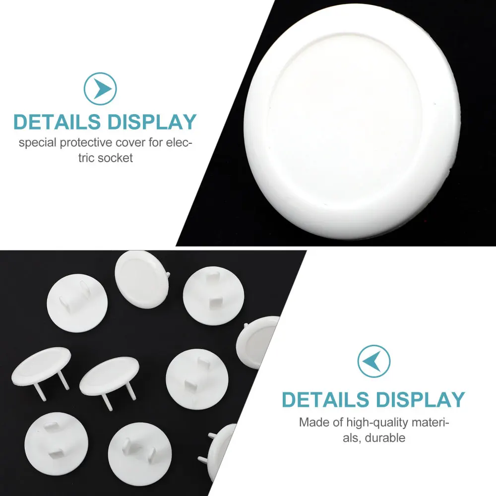 

50Pcs Outlet Covers Electric Plug Protectors Socket Cover for Home Office