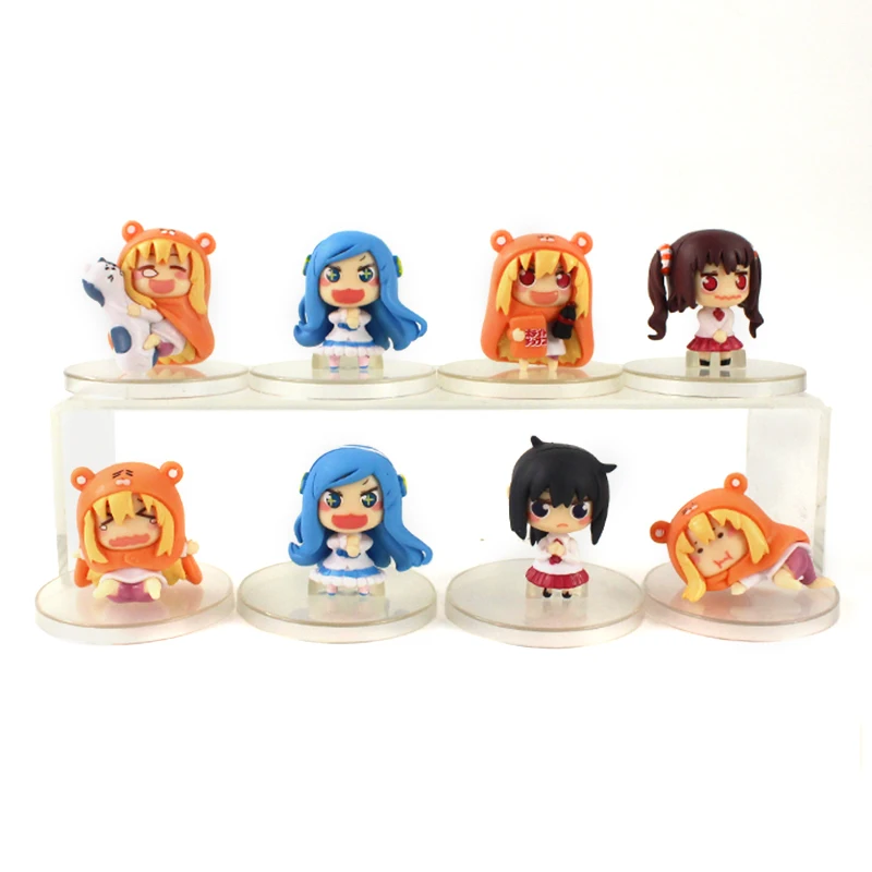 4 5 см 8 шт./лот аниме Sankaku голова Himouto Умару Чан дома ПВХ экшн Фигурки игрушки