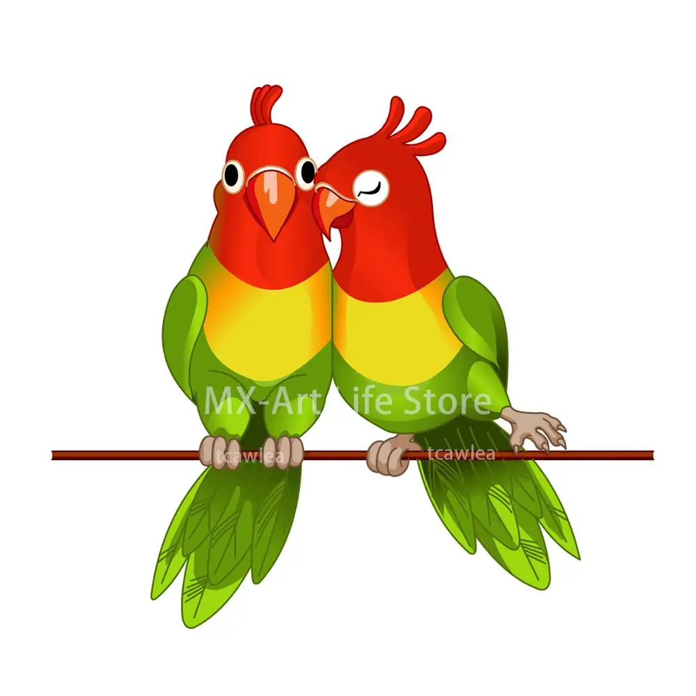 

Lovebirds металлические режущие штампы День Святого Валентина трафарет птицы для DIY скрапбукинга карты декоративные