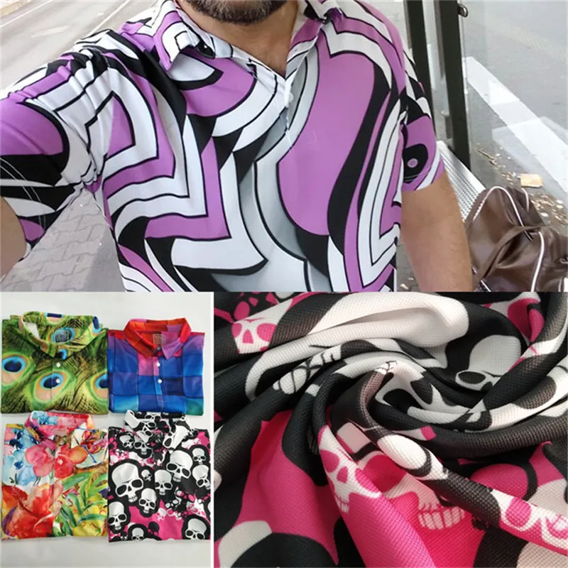 

FORUDESIGNS Hot Style Men's Polos Shirts Galaxy Space Sky 3D Printing Business Short Sleeves Male Clothes Comfort Golf Tees Ropa