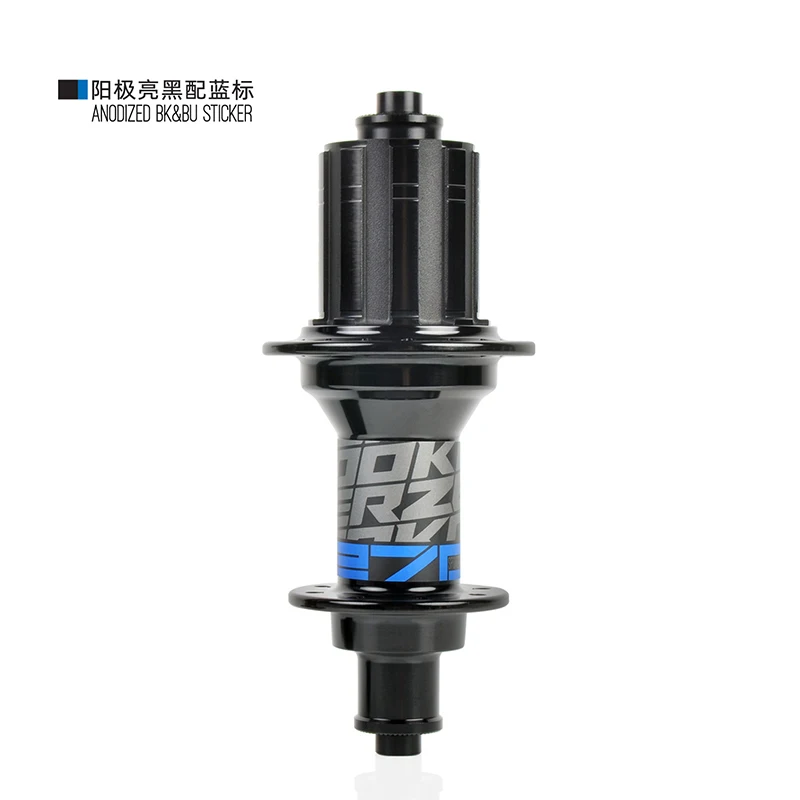 Blue Rear Only 24H Koozer новые RS270 48 кликов 4 подшипники 4 Pawls дорожный велосипед 20 24H велосипедный концентратор с QR 8 9 10 11S Кассетный корпус спереди и сзади - Цвет: Blue Rear Only 24H