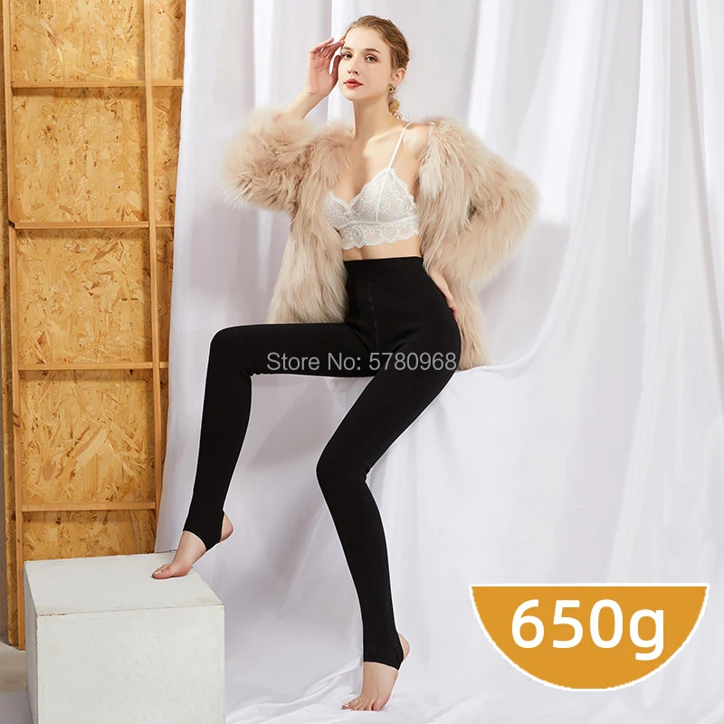 

super long winter cotton leggings for tall women Female Extra thick plus velvet Lengthened pants extended high waist leggings