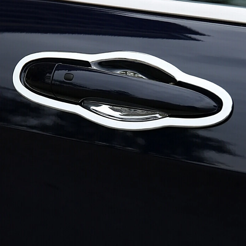 

FOR Jeep Cherokee KL 2014 2015 2016 2017 2018 ABS Chrome Car Door protector handle Bowl frame Cover Trim car styling accessories