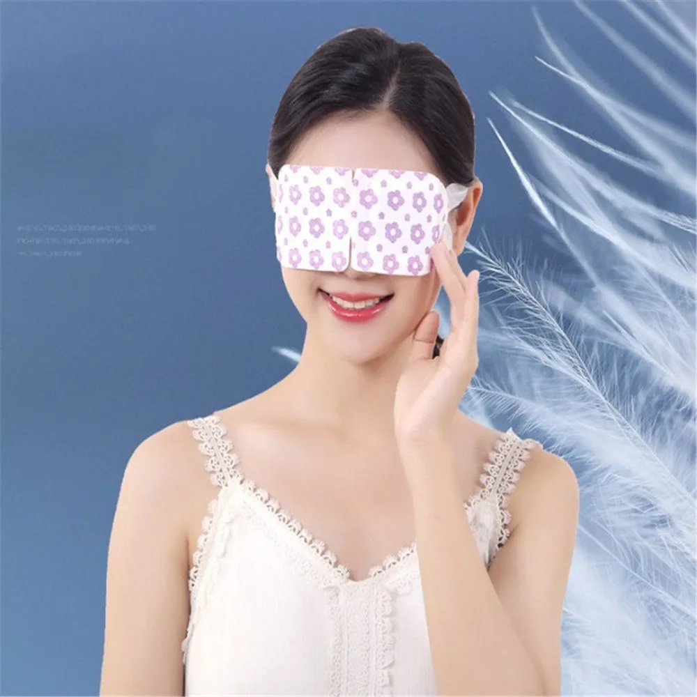 1 шт. Паровая маска для глаз сна горячий компресс успокаивающая от усталости и