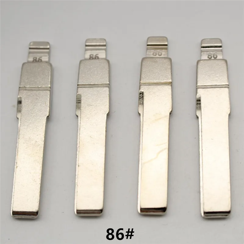 

XIEAILI OEM 50Pcs 86# Metal Uncut Flip KD Remote Key Blade For Vw Passat/Polo/Bora/Lavida/Sagitar Mid Slot K352