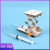 kids diy science toys educational scientific experiment kit hydraulic lift table model physics school stem projects