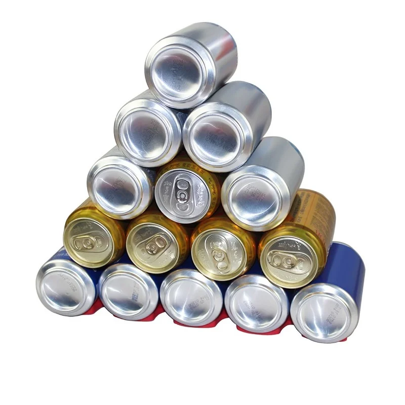 

Bottle Storage Rack Household Decorative Silicone Cans Stacking Refrigerator Mat Beverage Holder Kitchen Home Accessorie