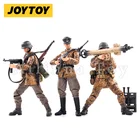 Экшн-фигурка JOYTOY 118 3,75 (3 шт.компл.) времен Второй мировой войны, Германия, вермахт, Осенний камуфляж, коллекция аниме, военная модель, бесплатная доставка