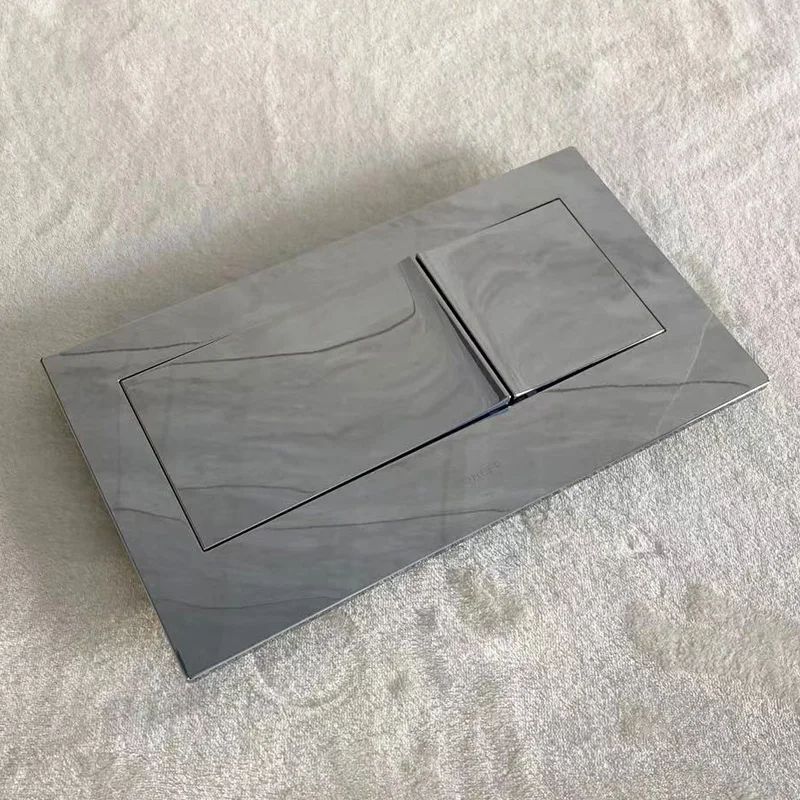 Туалет в стену скрытый резервуар для воды механическая панель с двойным прессом