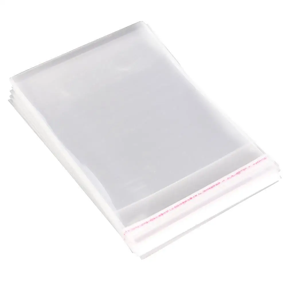 

Transparent Plastic Zipper Bag Socks Hat Clothes Storage Gift Packaging Bags T4B3