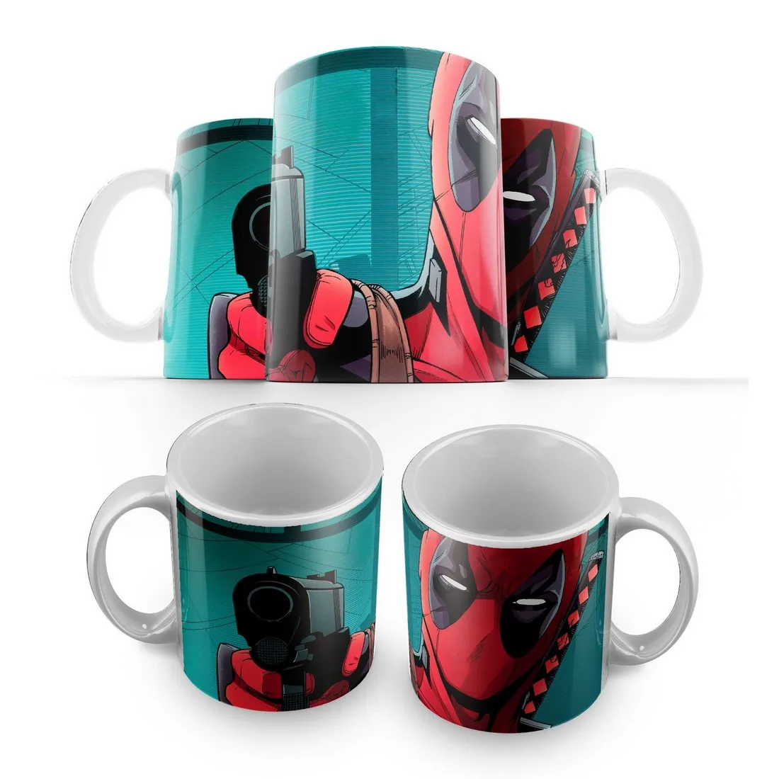 Кружка: deadpool comics(дедпул комикс марвел ди си marvel dc человека паук железный человек