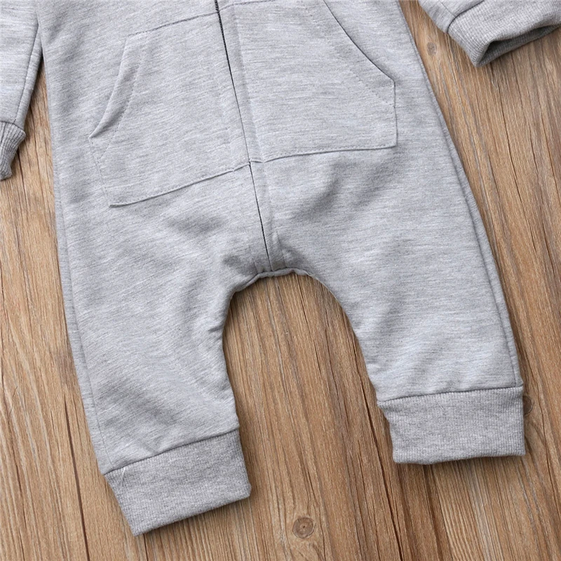 AA Fashion Newborn Baby Clothes Unisex Clothing Boys Girls Shark Hooded Long Sleeve Romper Baby Jumpsuit Cotton Toddler Clothes