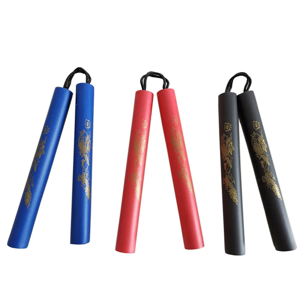 Nunchucks губка для занятий боевыми искусствами обучающая веревка из пластика Nunchakus