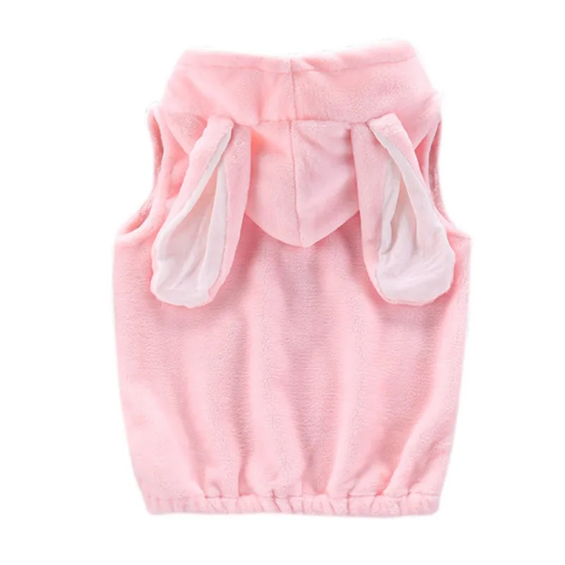 Детские Пальто осенние модные повседневные с рисунком кролика украшение для