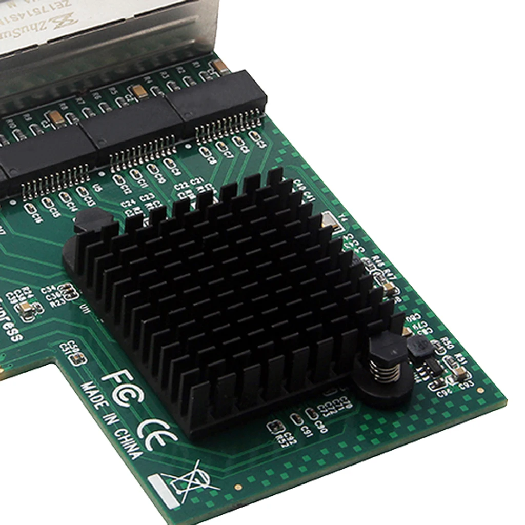 PCIE X1 4 порта 10/100/1000 м гигабитный Ethernet сетевой адаптер карты | Компьютеры и офис
