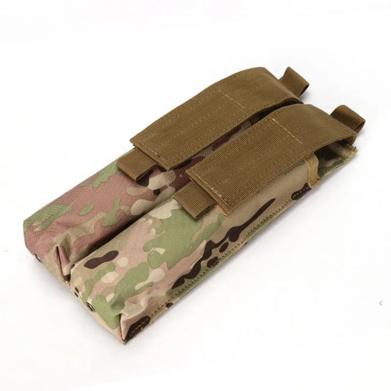 

P90/UMP Tactical Molle Double Pistol Magazine Pouch Military Paintball Airsoft Rifle Accessories Hunting Vest Bag Mag Pouches